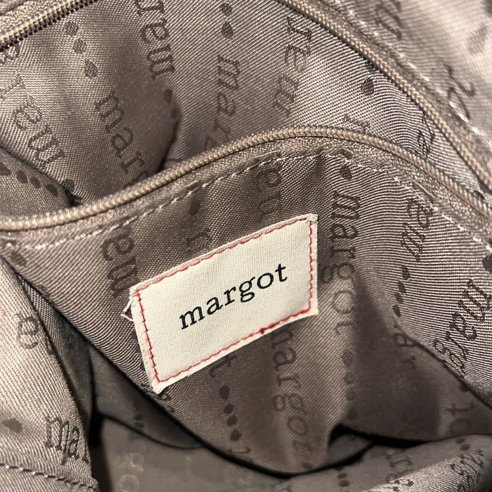 MARGOT NEW YORK Pebbled Leather Crossbody Handbag - Picture 7 of 11